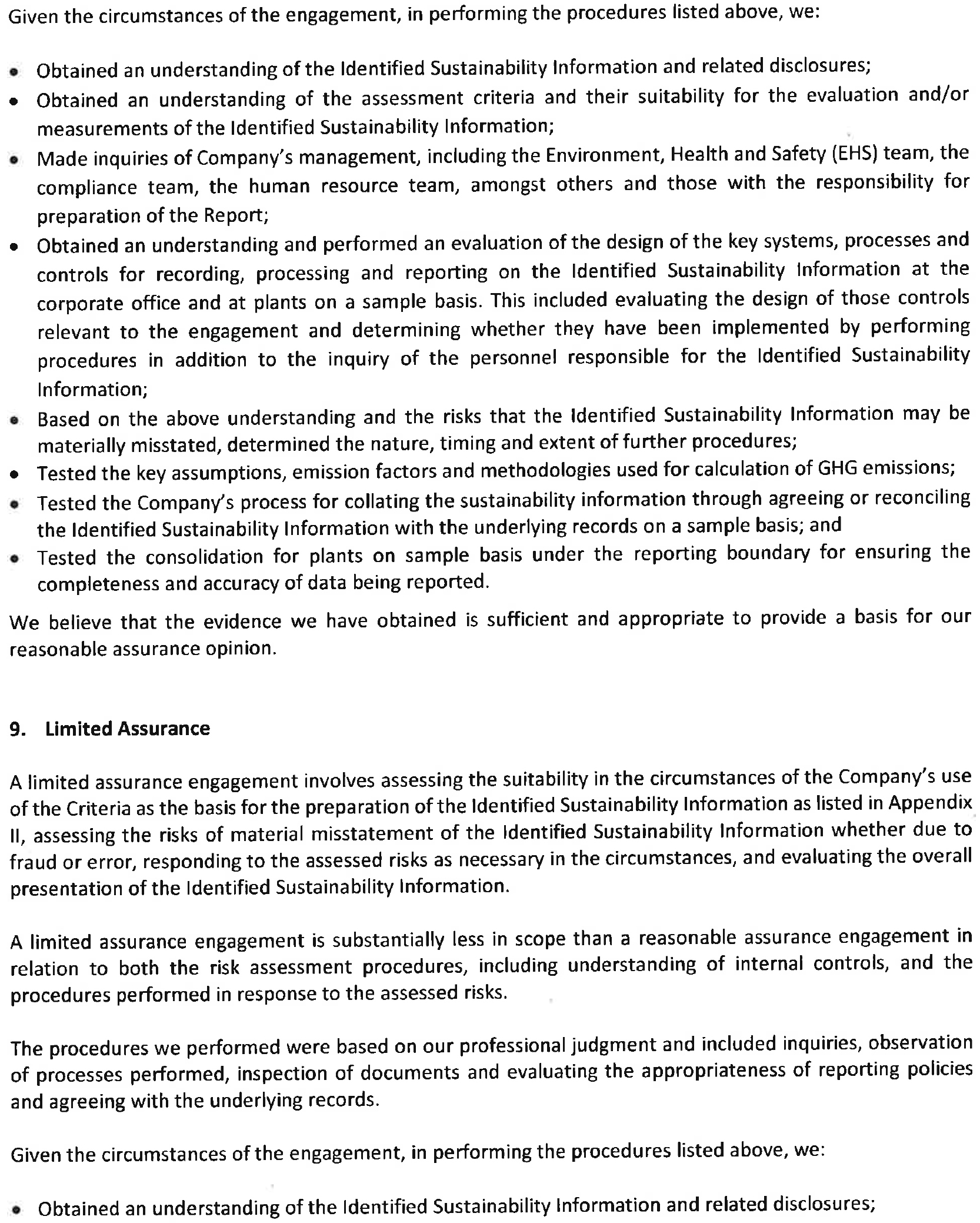 Certified Sustainable Products and Services